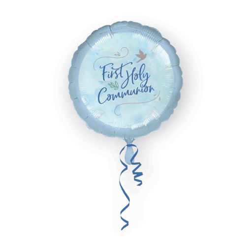 Picture of HOLY COMMUNION BLUE FOIL BALLOON - 18 INCH